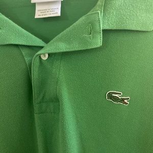 Vintage Men’s Green Lacoste Polo Shirt Sz 7 (XL)